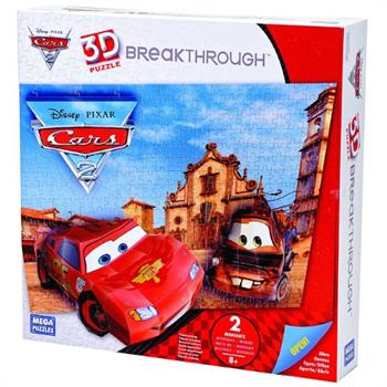 Mega  Bloks Puzzles 200 parça 3 Boyutlu Puzzle Breakthrough Cars 2