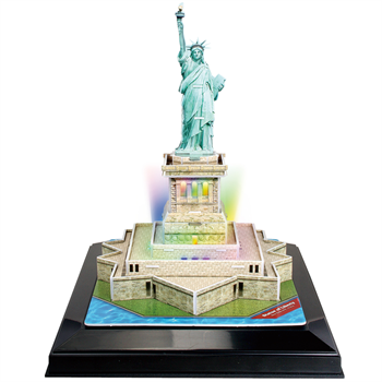 Cubic Fun Led Işıklı 3D Puzzle Özgürlük Anıtı - ABD