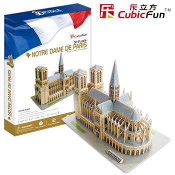 Cubic Fun 74 parça 3D Puzzle Notre Dame De Paris