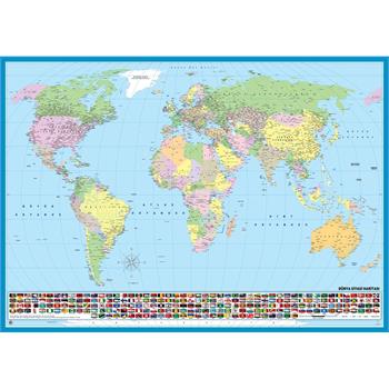 KS Games Dünya Siyasi Haritası Puzzle 200 Parça