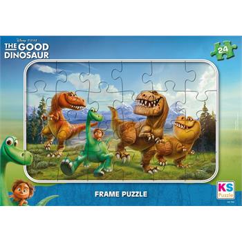 Ks games İyi Dinazor 24 Parçalı Frame Puzzle