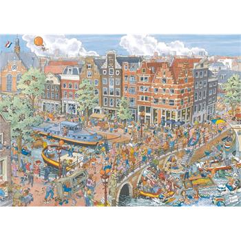 Ravensburger 191925 Amsterdam Karikatür Puzzle (1000 Parça)