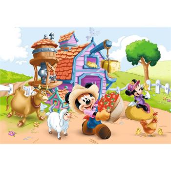 Çiftçi Mickey Çocuk Puzzle (Trefl 15337 - 160 Parça)