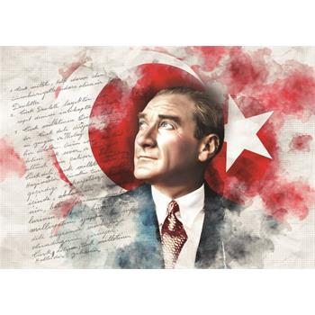 Puzz 1000 Parça Atatürk ve Bayrak Puzzle