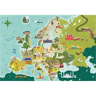 Clementoni 250 Parça Avrupa nın Harika Yerleri Puzzle