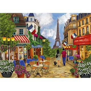Captainalbatross Paris Cafe 1000 Parça Puzzle