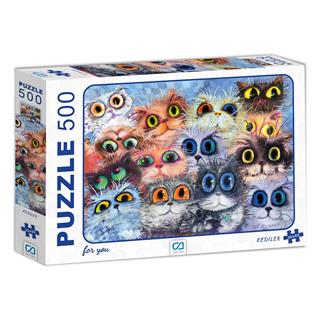 CA Games 500 Parça Kediler Puzzle