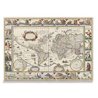 Star Puzzle 2000 Parçalık Dünya Haritası II Puzzle/Yapboz - Joan Blaeu (1596-1673)
