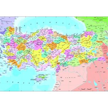 Anatolian 260 Parça Puzzle Türkiye Siyasi Haritası