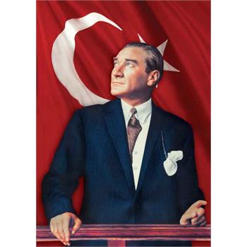 Ks Games 1000 Parça Puzzle Bayrak Ve Atatürk