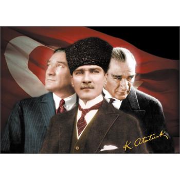 Puzz 1000 Parça Puzzle Atatürk 3 Portre